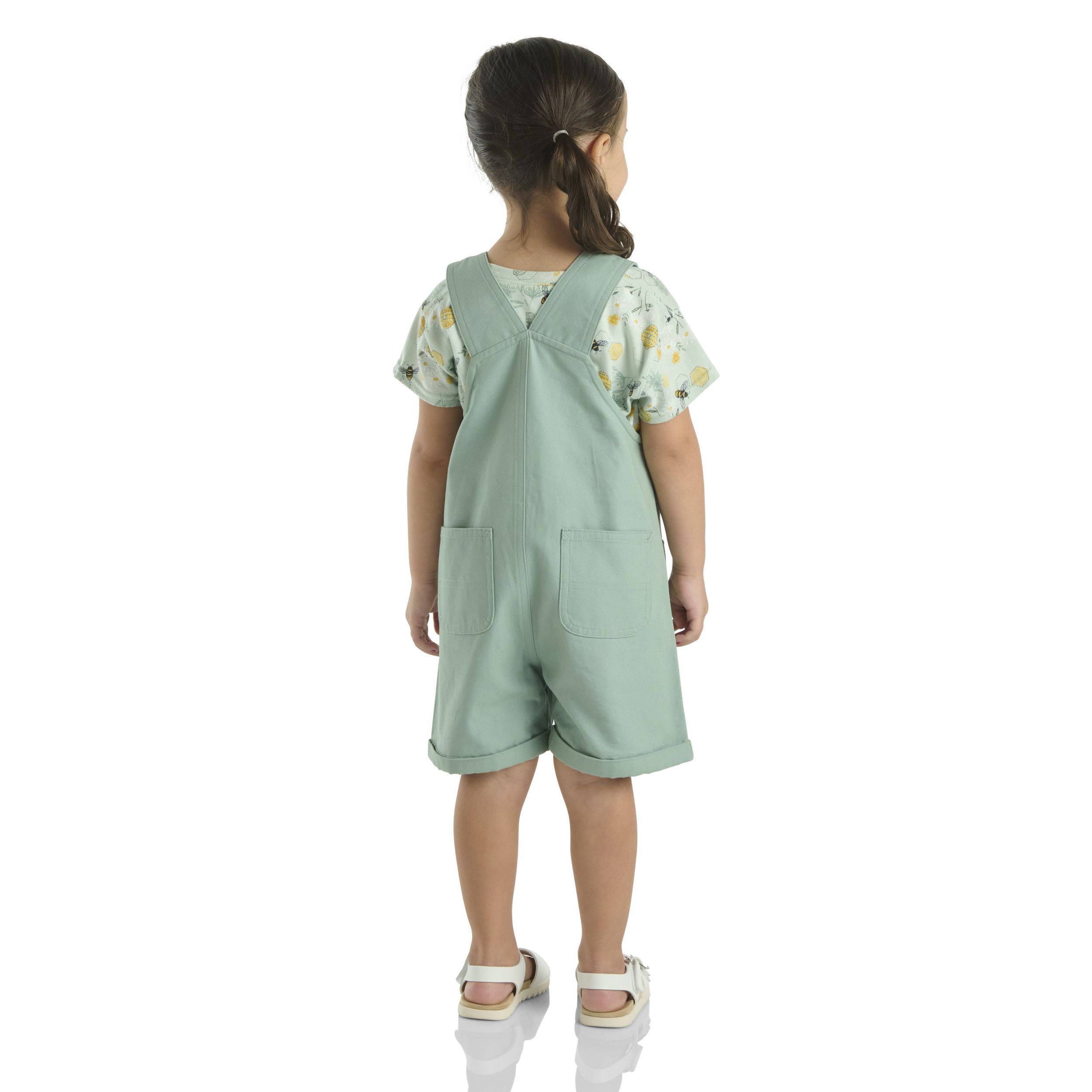 Carhartt Toddler Unisex Canvas Shortalls 2-Piece Set