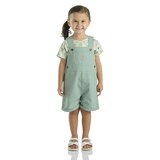 Carhartt Toddler Unisex Canvas Shortalls 2-Piece Set Front_Flat