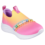 Chaussures de sport à enfiler à motif dégradé pour enfants, Ultra Flex 2.0 Ombre, Skechers Front_Three_Fourths_Angled_Right