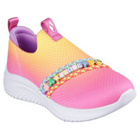 Chaussures de sport à enfiler à motif dégradé pour enfants, Ultra Flex 2.0 Ombre, Skechers Front_Three_Fourths_Angled_Right