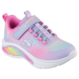 Skechers Pre School Unisex Rainbow Cruisers Sneakers Front_Three_Fourths_Angled_Right