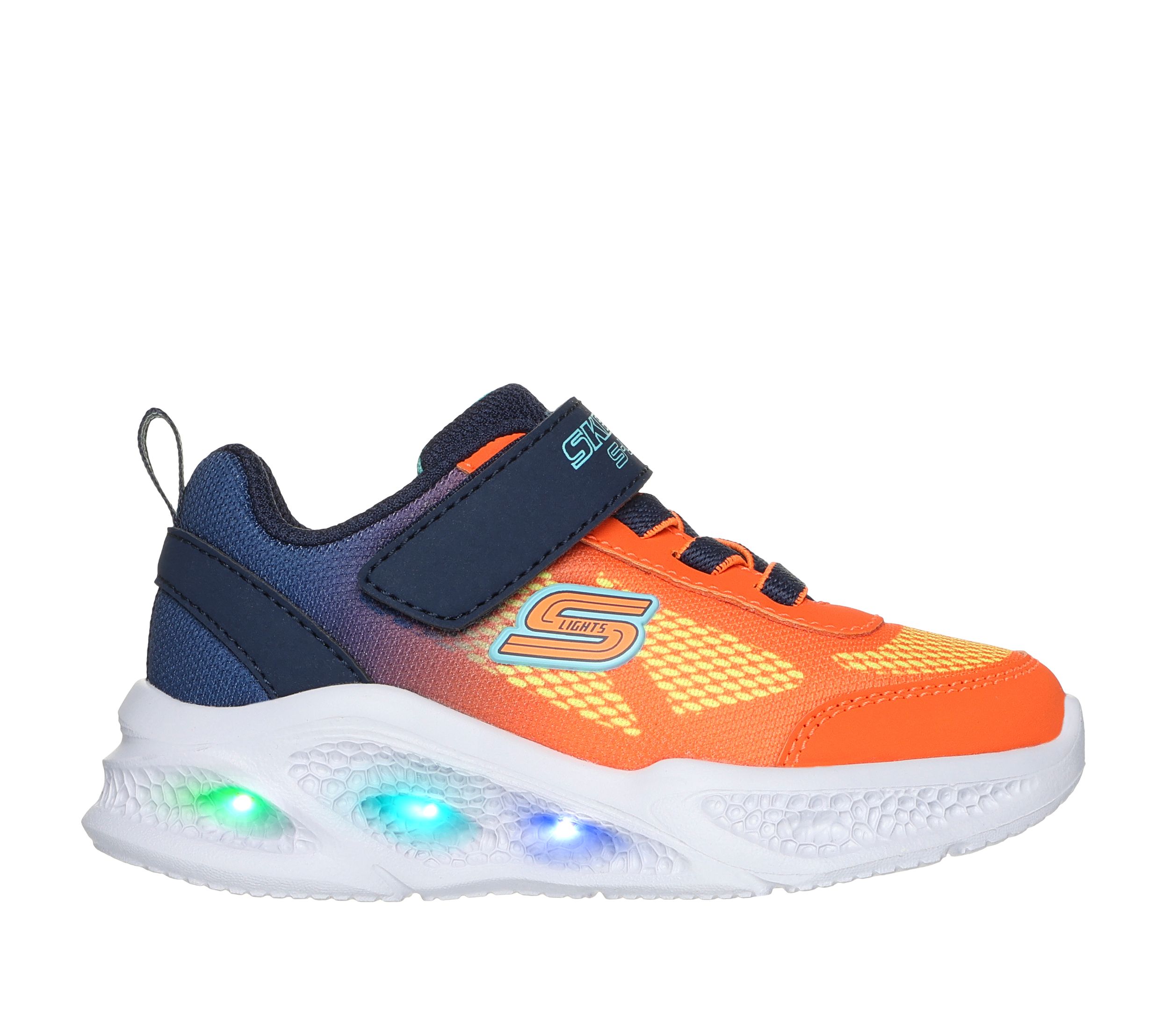 Chaussures de sport unisexe pour tout-petits, Meteor Lights, Skechers