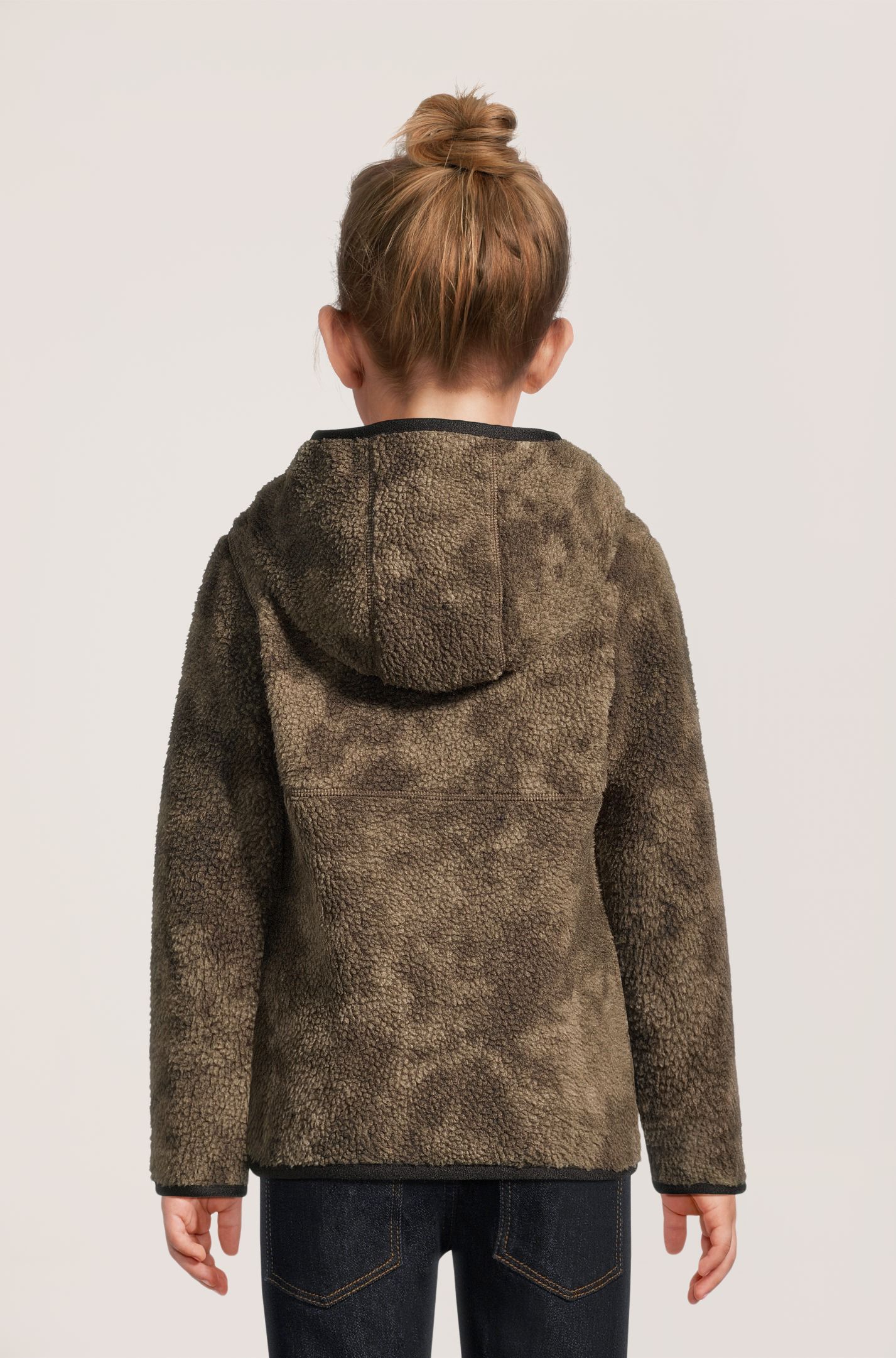 Veste en molleton sherpa à glissière pleine longueur avec T-MAX unisexe pour tout-petits, WindRiver