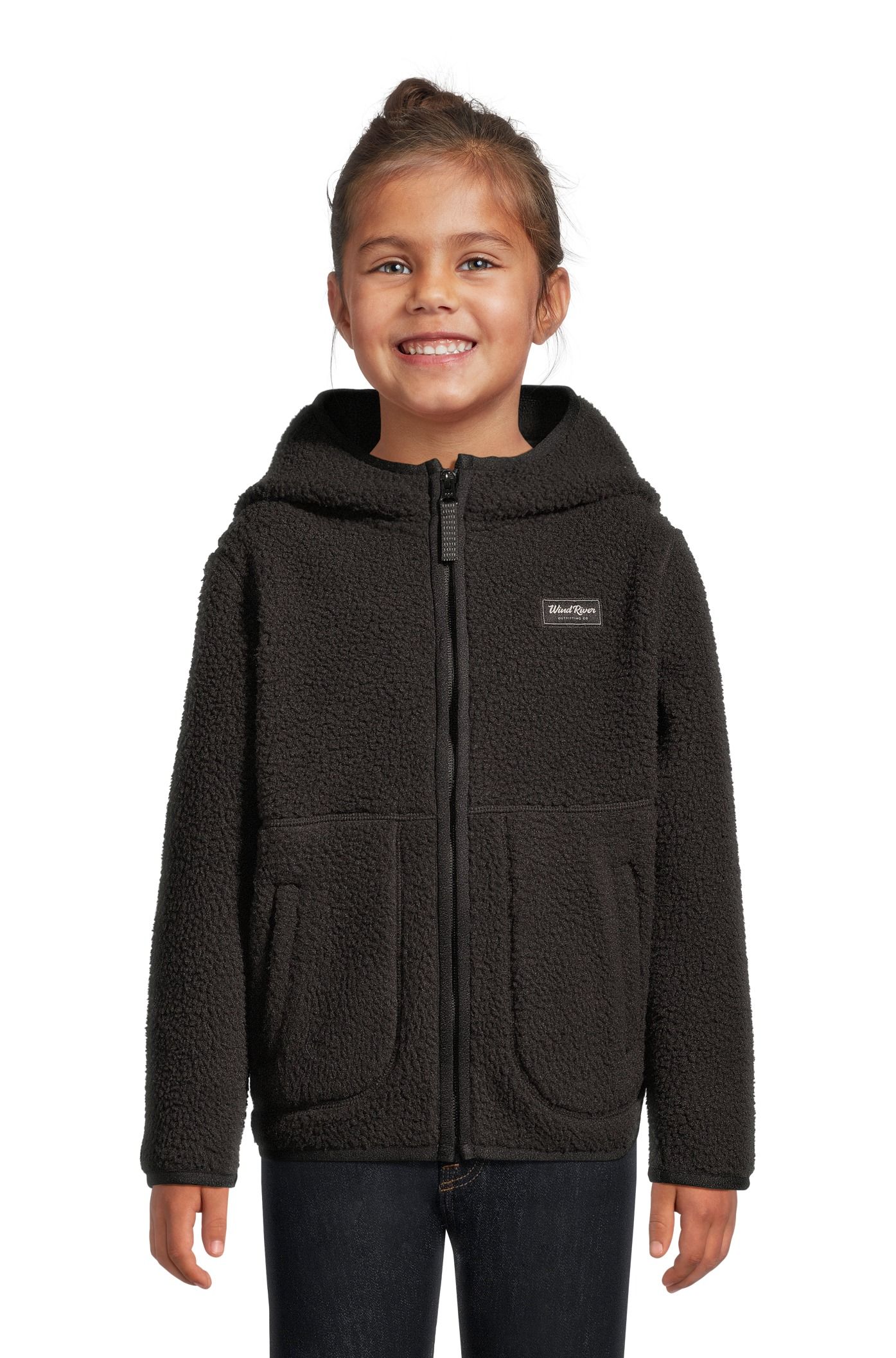 WindRiver Youth Unisex T-MAX Sherpa Full Zip Fleece Jacket