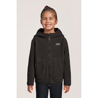 WindRiver Youth Unisex T-MAX Sherpa Full Zip Fleece Jacket Front_Flat