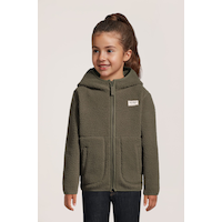 WindRiver Youth Unisex T-MAX Sherpa Full Zip Fleece Jacket Front_Flat