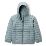 Columbia Kids' Powder Lite II Hooded Jacket Front_Flat