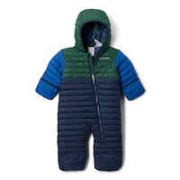 Combinaison de neige réversible légère unisexe pour bébés, Columbia Front_Flat