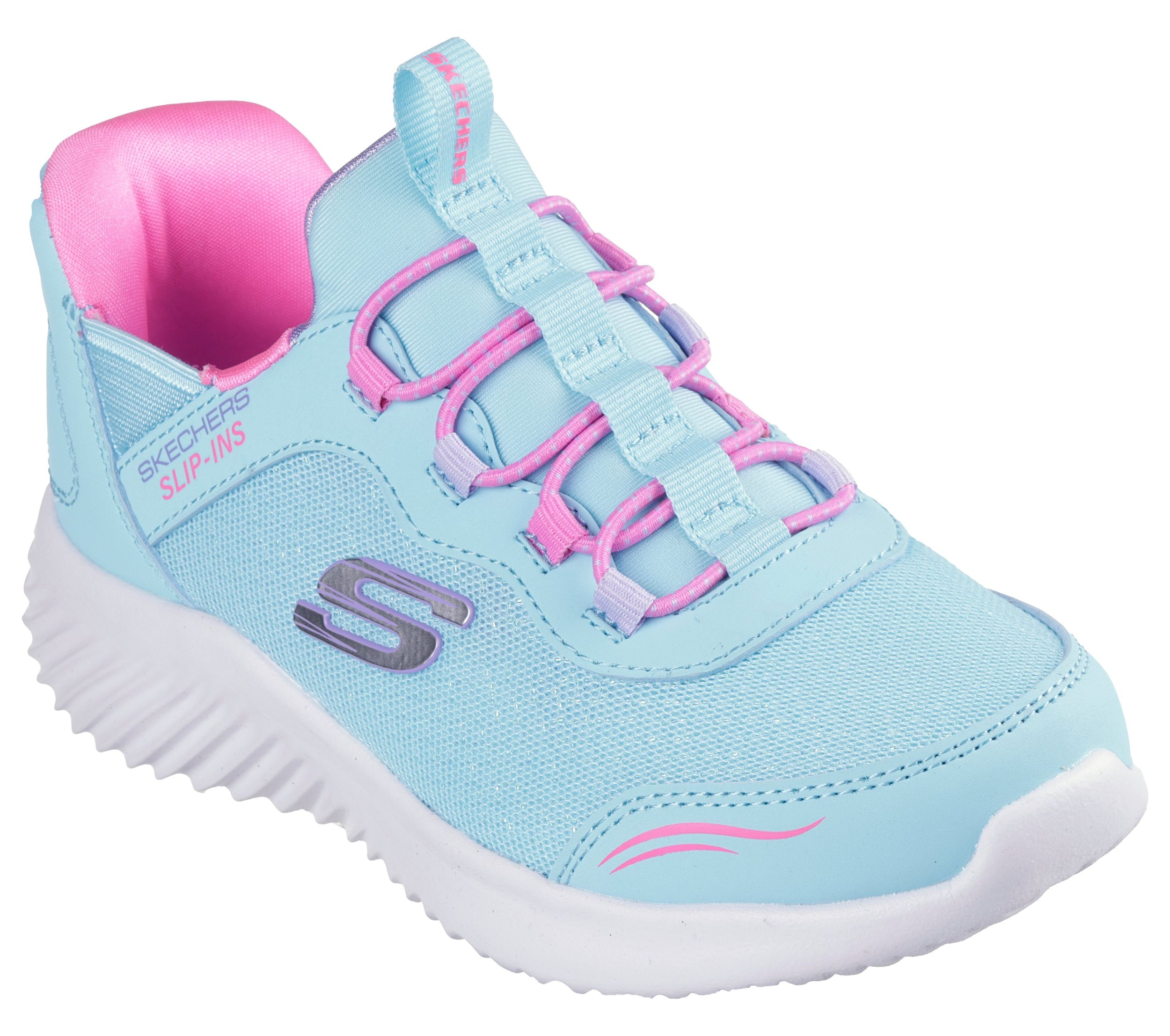 Chaussures simples et mignonnes pour enfants d'âge préscolaire, Bounder, Skechers
