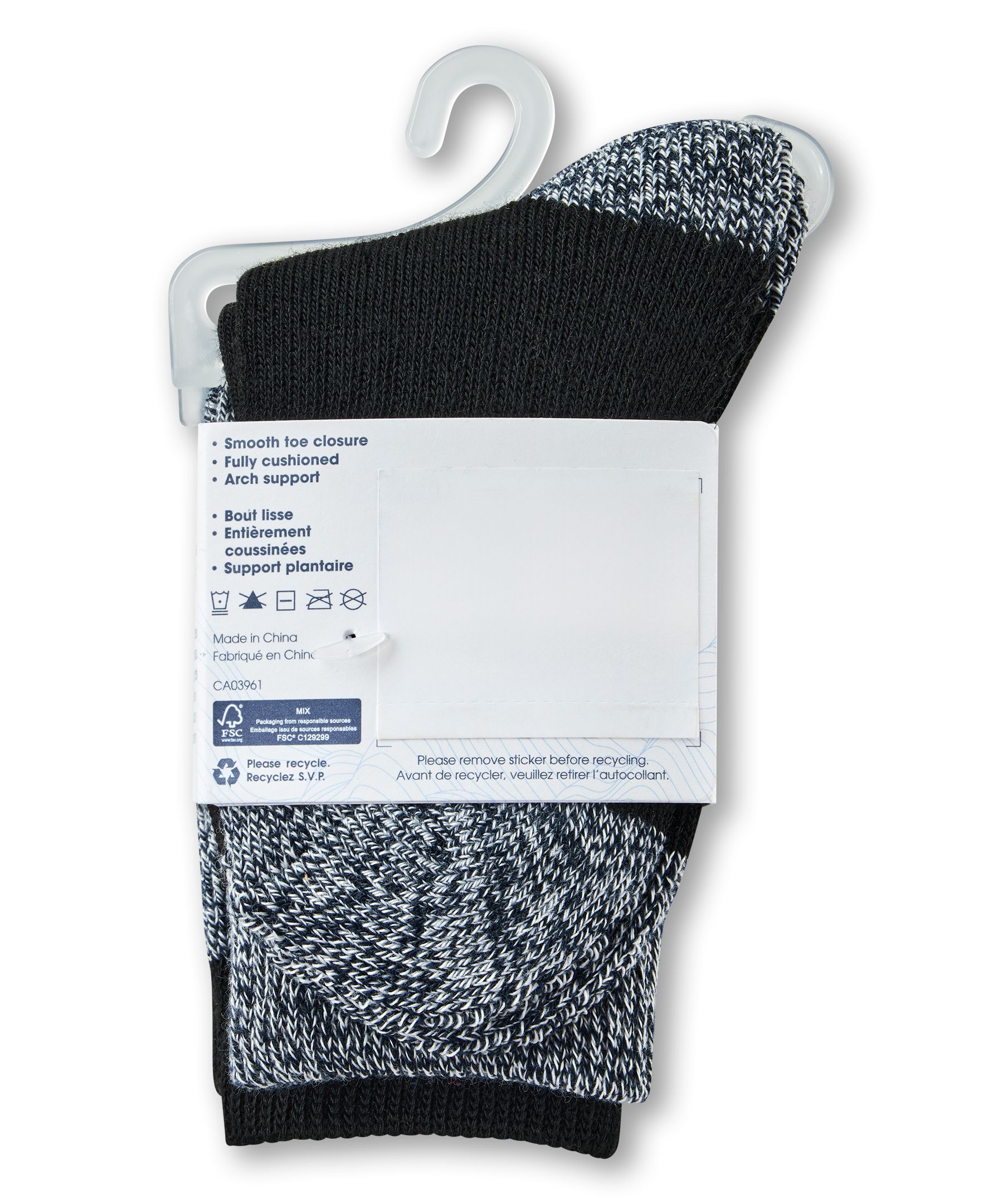 Chaussettes de plein air unisexe avec T-MAX pour jeunes, WindRiver, paquet de 2