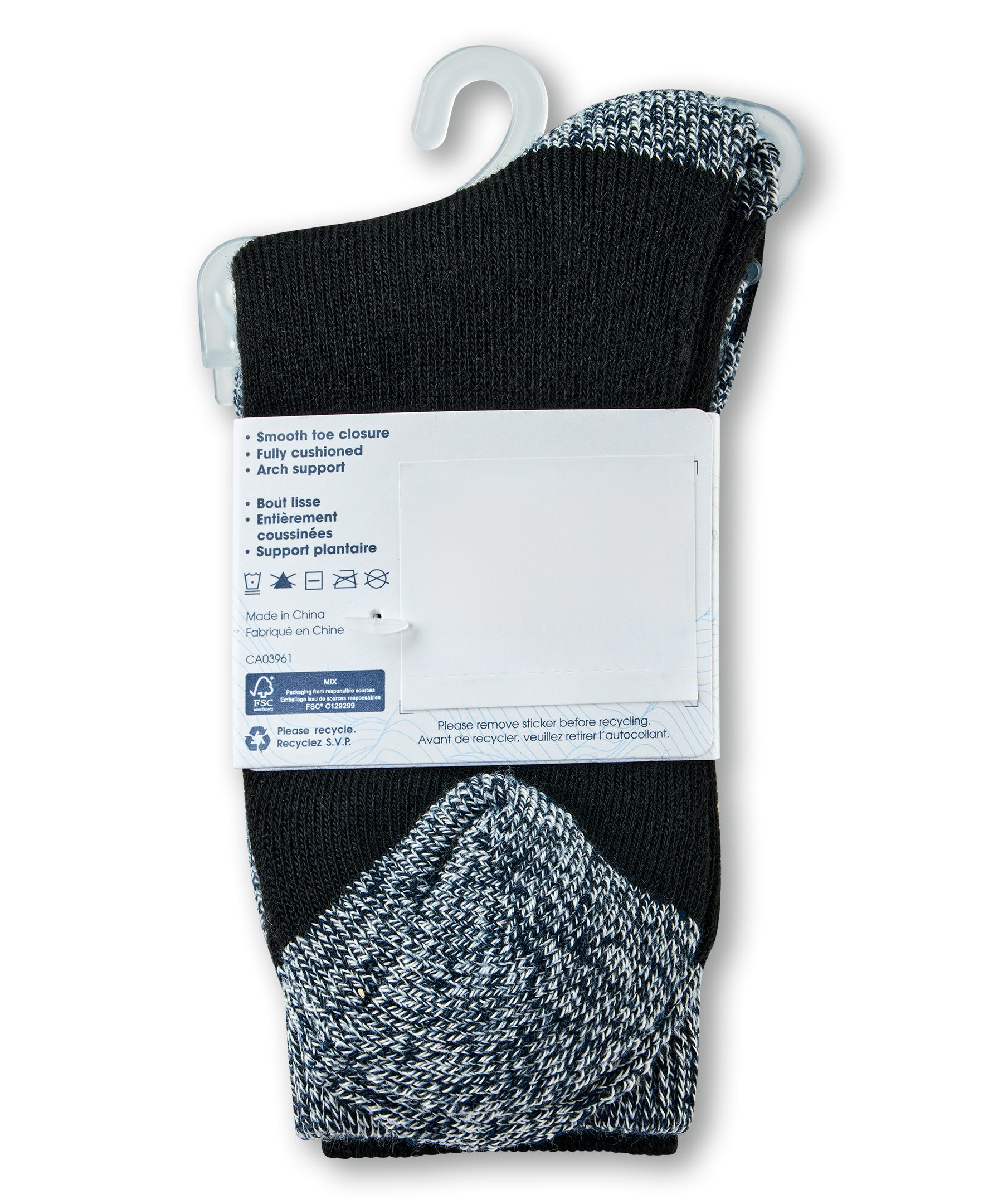 Chaussettes d’extérieur unisexes T-Max pour jeunes, WindRiver, paquet de 2&nbsp;paires