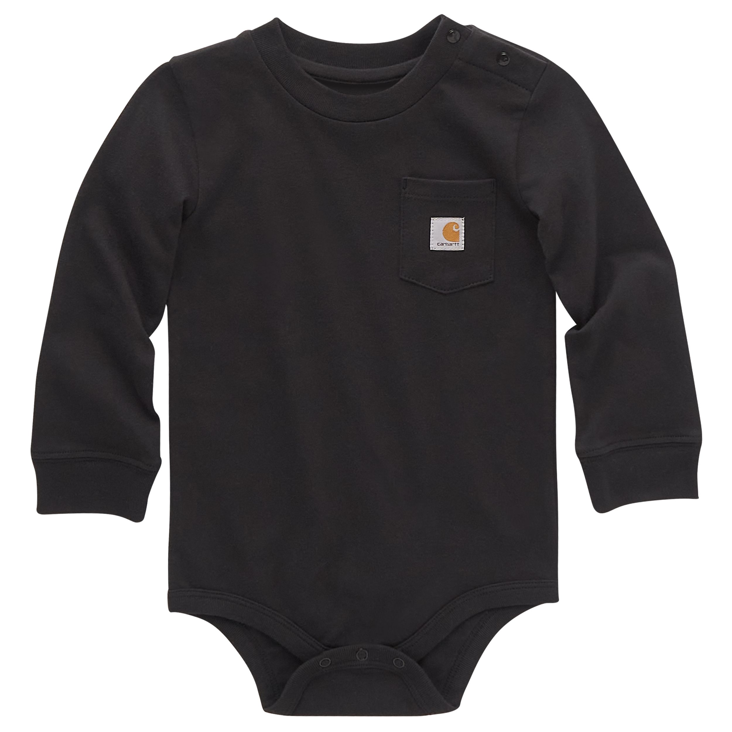 Carhartt Baby Unisex Long Sleeve Pocket Bodysuit