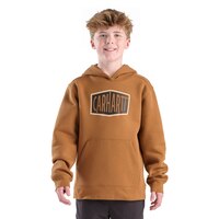 Chandail graphique en molleton unisexe à manches longues pour jeunes, Carhartt Front_Flat