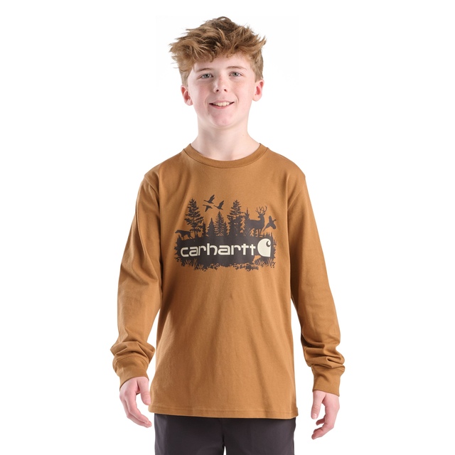 Chandail unisexe à manches longues pour jeunes, Carhartt