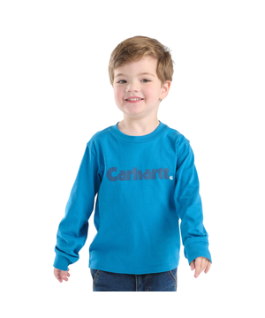T-shirt à manches longues avec logo unisexe pour jeunes, Carhartt