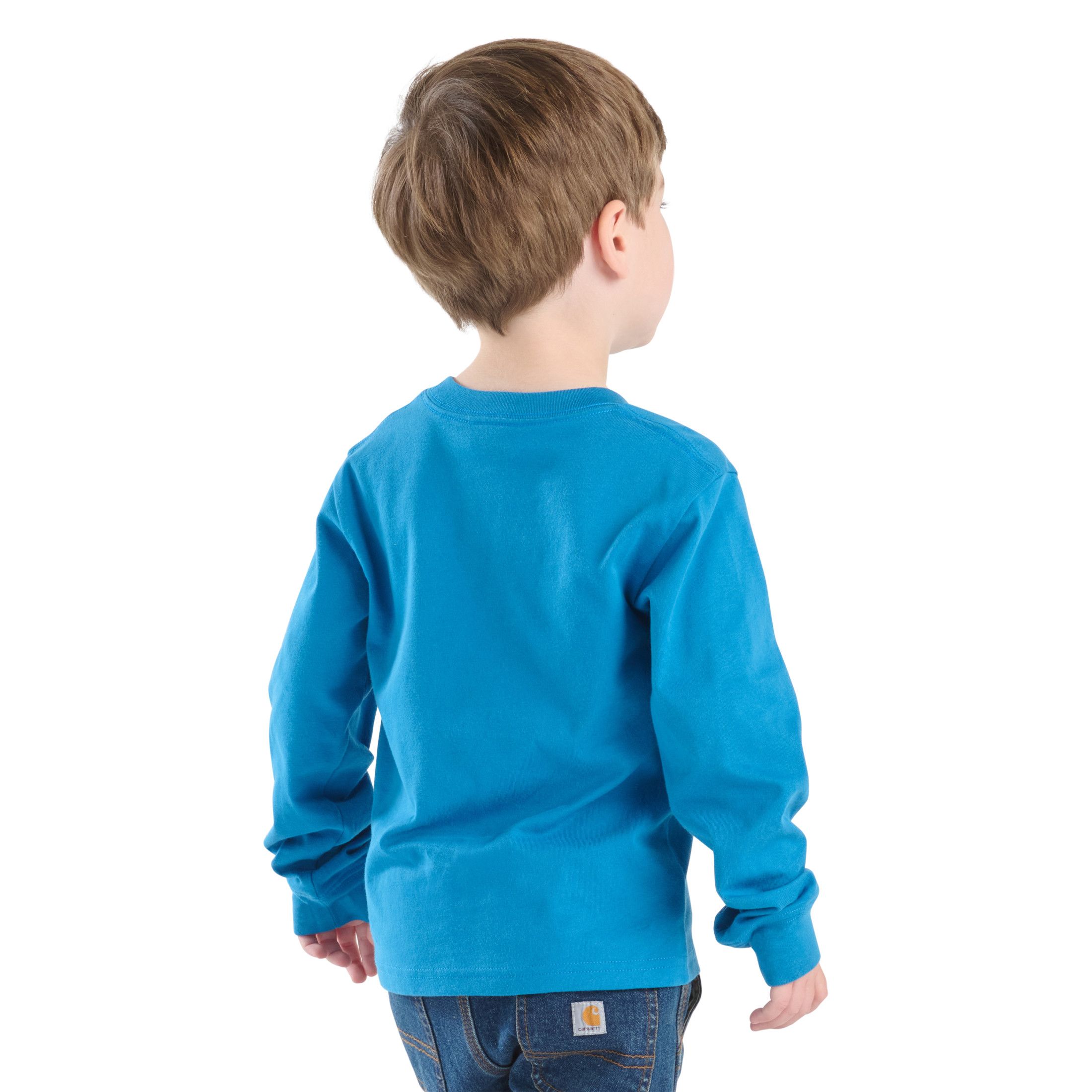 T-shirt à manches longues avec logo unisexe pour jeunes, Carhartt