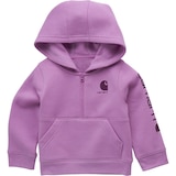 Carhartt Toddler Unisex Long Sleeve Half-Zip Sweatshirt Front_Flat