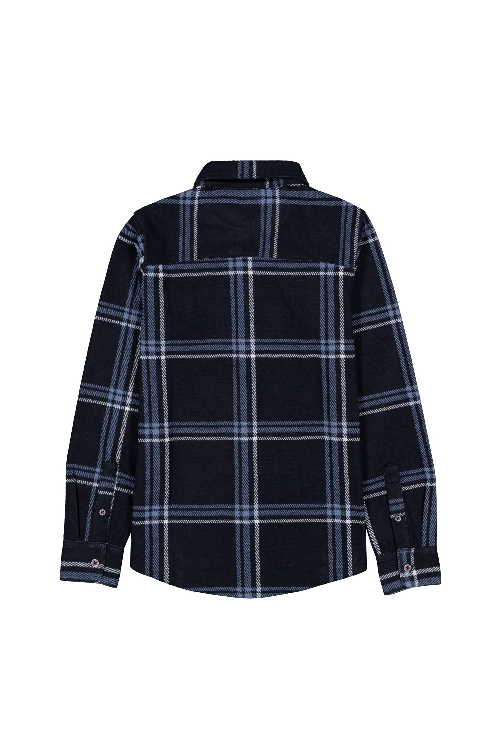 Chemise à manches longues en tricot extensible unisexe pour enfants, Silver