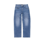 Silver Kids' Unisex Loose Fit Jeans Front_Flat