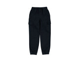 Silver Kids' Unisex Stretch Cargo Jogger Pants Front_Flat