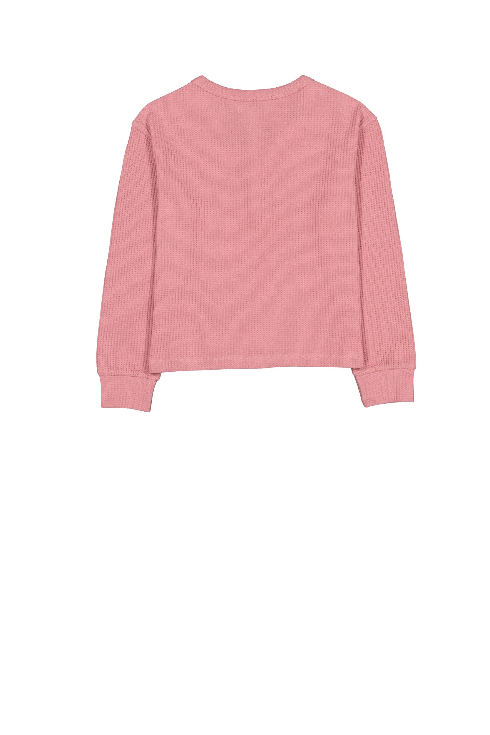 Haut Henley isotherme à manches longues unisexe pour enfants, Silver