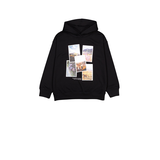 Silver Kids Unisex' Long Sleeve Travel Hoodie Front_Flat