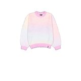 Silver Kids' Unisex Rainbow Gradient Sweater Front_Flat