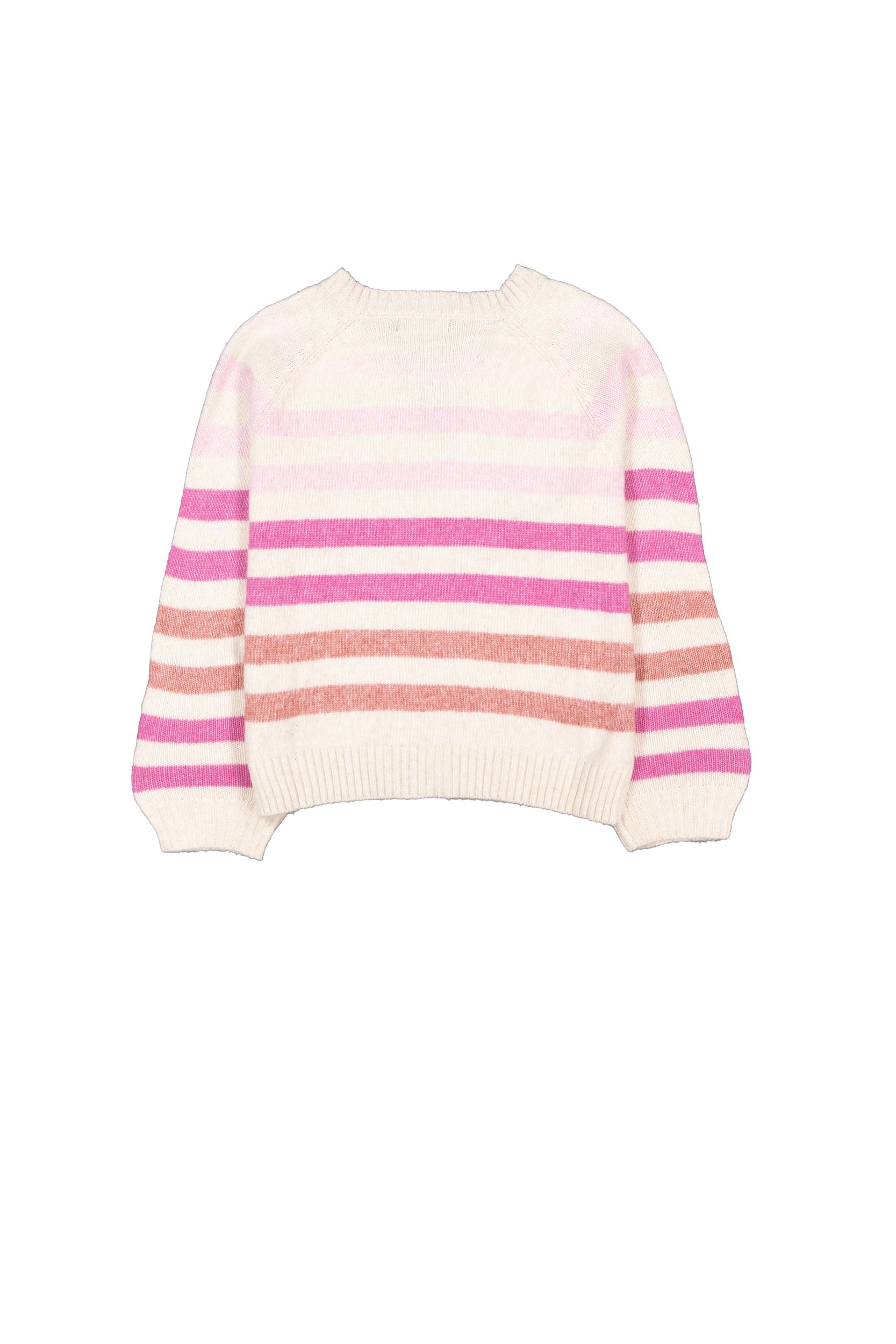 Chandail cardigan rayé unisexe pour enfants, Silver