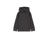 Silver Kids' Unisex Long Sleeve Popover Thermal Hoodie Front_Flat