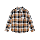 Chemise à manches longues à point à carreaux unisexe pour jeunes, Levi's Front_Flat