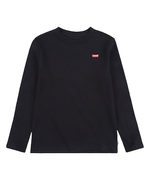 Chemise à manches longues à point de brioche unisexe pour jeunes