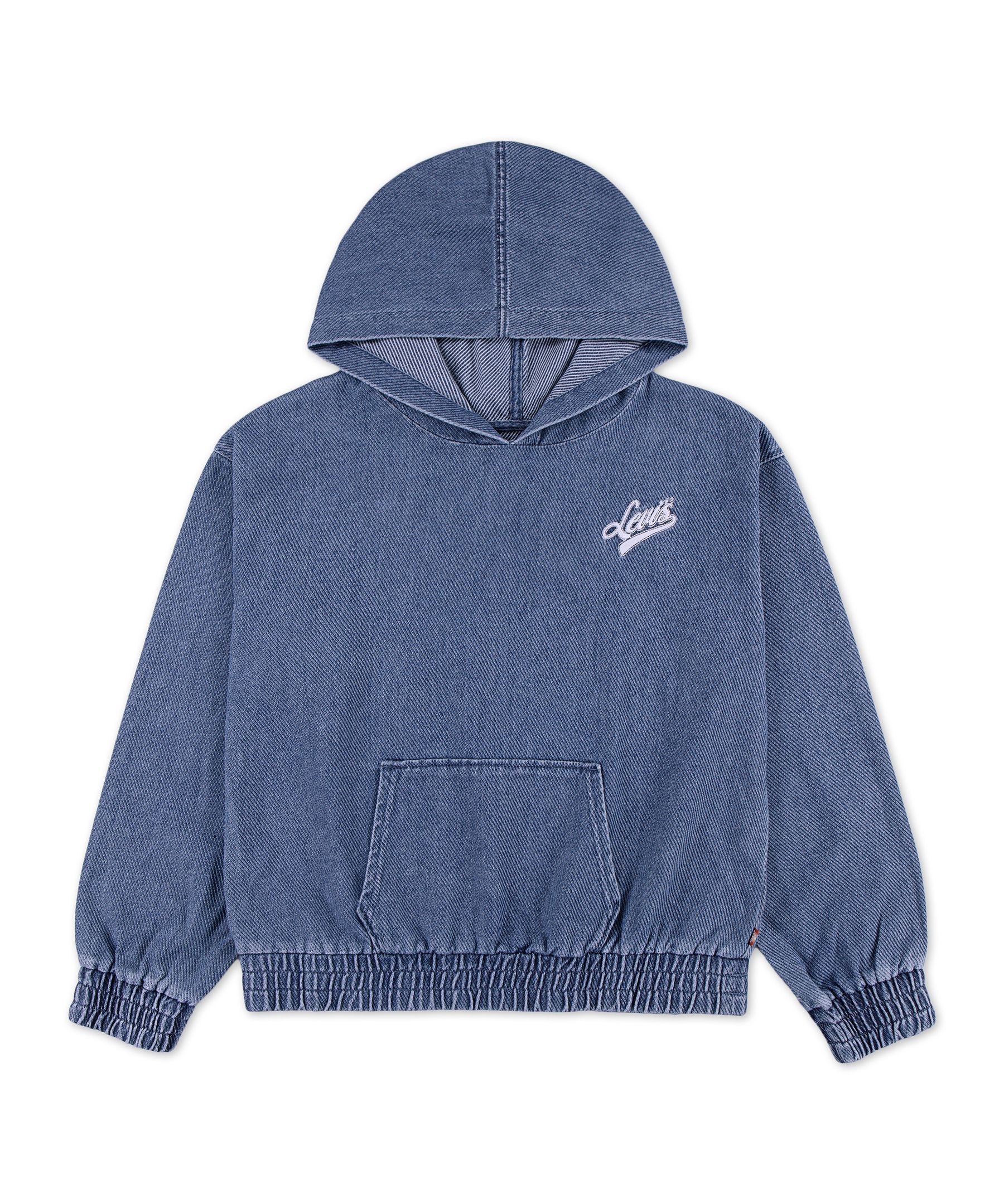 Chandail à capuche en denim unisexe pour jeunes, Levi's