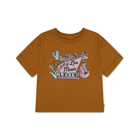 T-shirt à revers retroussés unisexe pour jeunes, Levi's Front_Flat