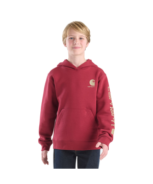 Chandail graphique en molleton unisexe à manches longues pour jeunes, Carhartt