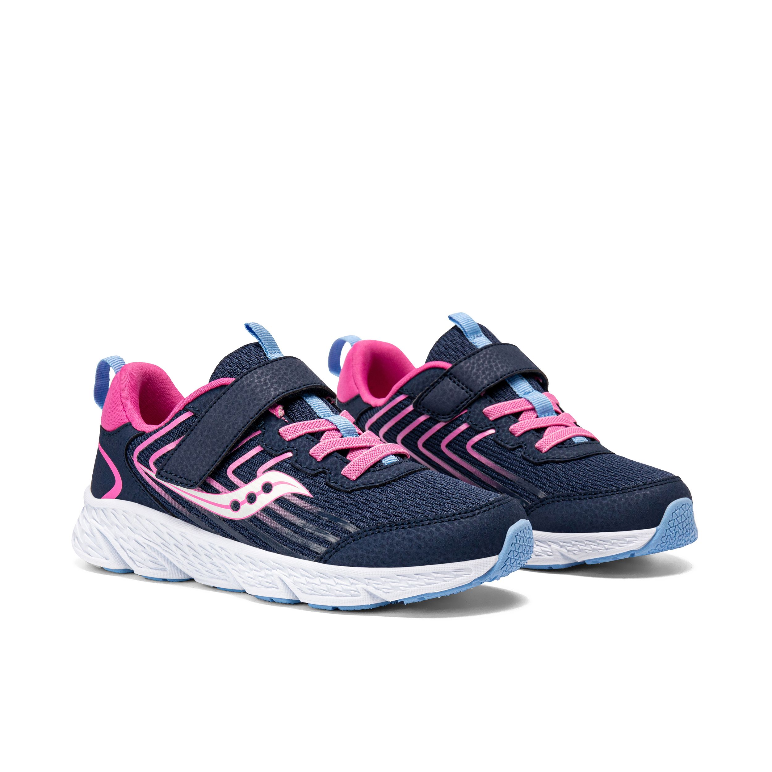 Chaussures de sport unisexes pour enfants d'âge préscolaire, Wind 3.0, Saucony, pointure large