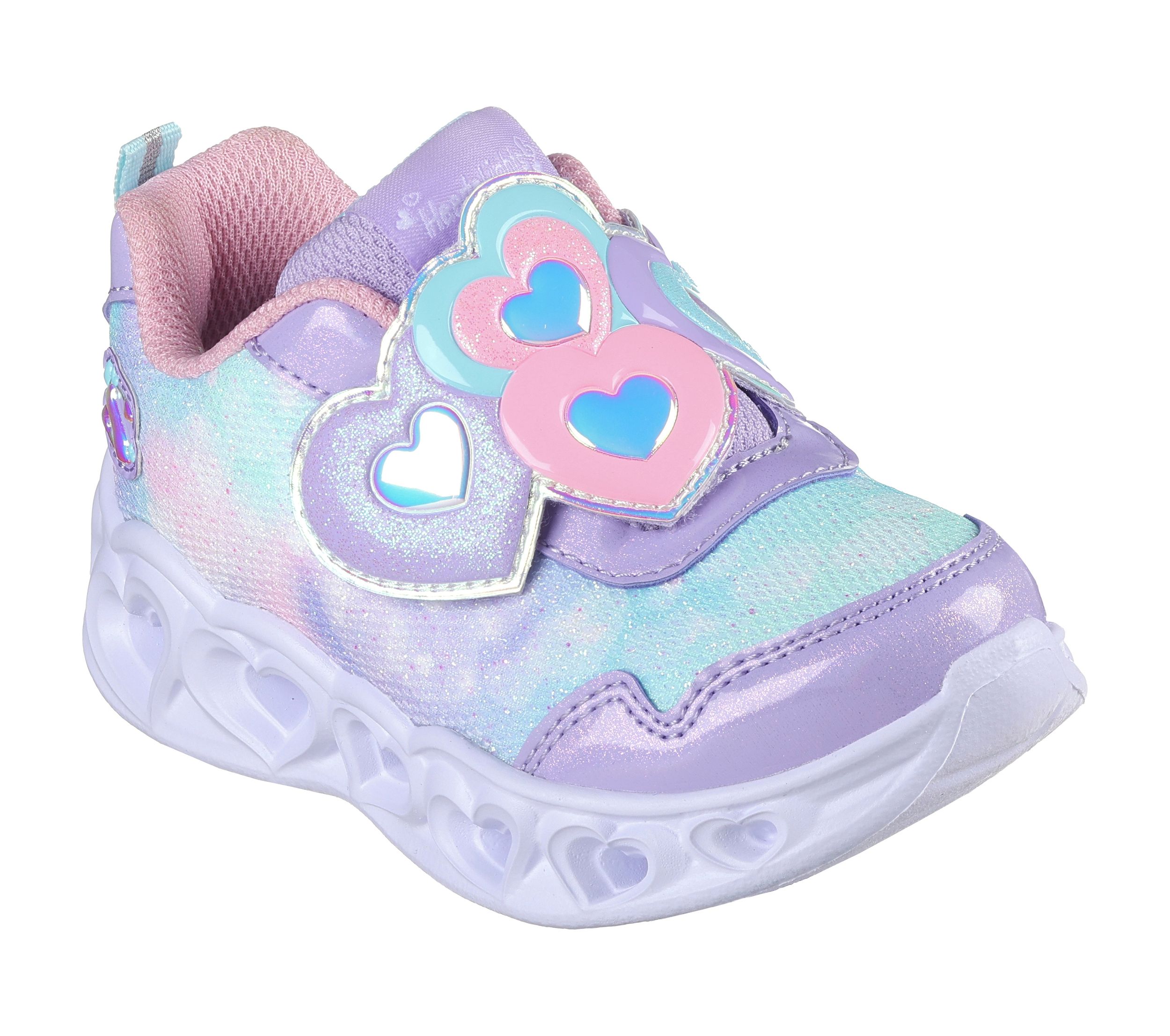 Skechers Toddler Unisex Heart Lights Lovin Reflection Sneakers