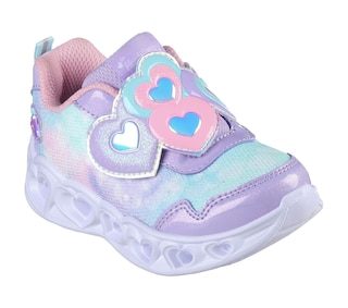 Skechers Tout-petit Unisexe lumières de coeur Lovin réflexion sneakers