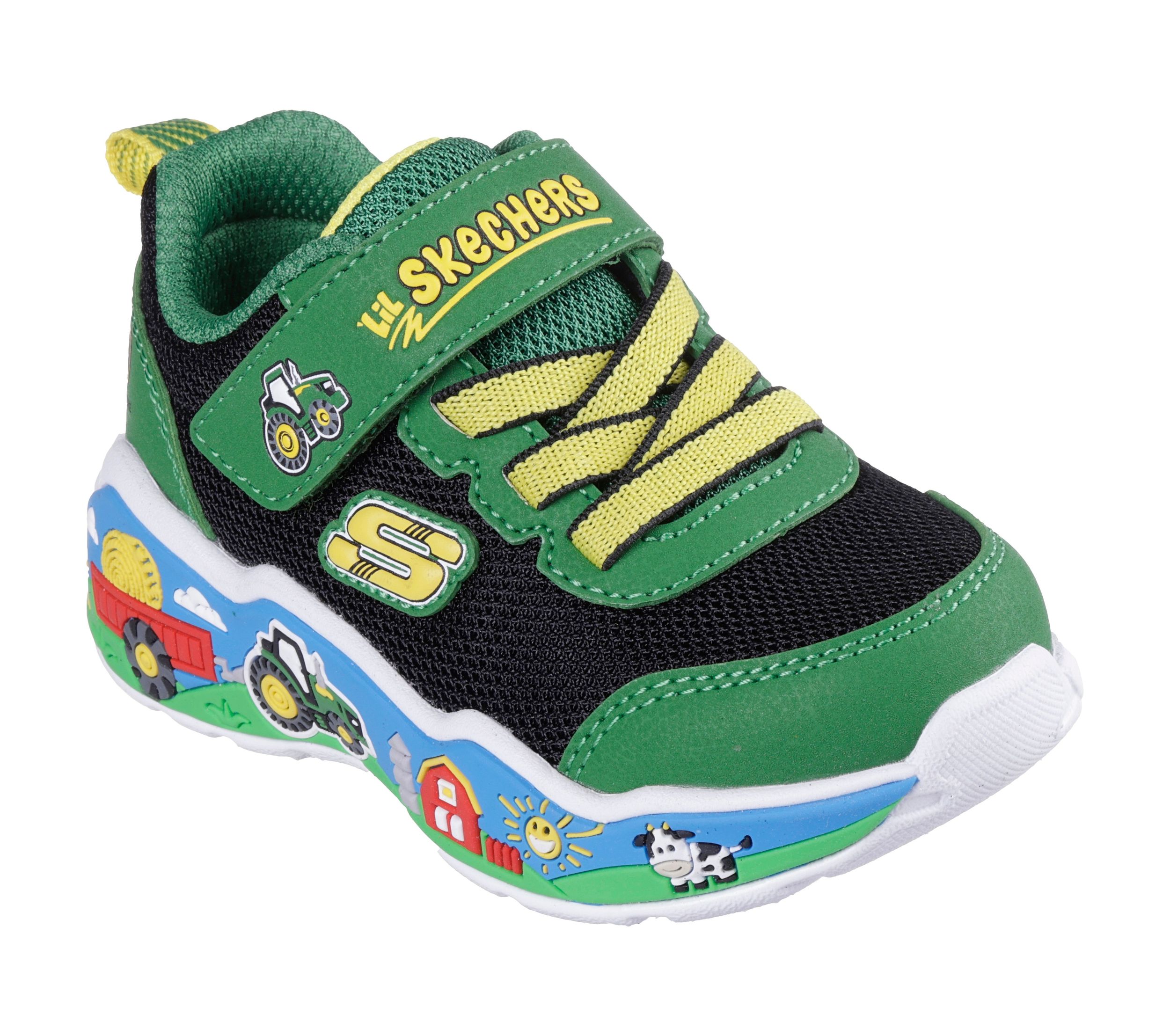 Chaussures de sport unisexes pour tout-petits, Play Scene - Barn Squad, John Deere, Skechers