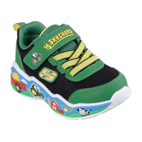Skechers Toddler Unisex John Deere Play Scene Barn Squad Sneakers Front_Three_Fourths_Angled_Right