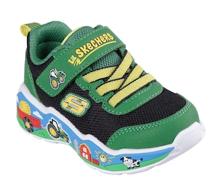 Skechers Tout-petit Unisexe John Deere Jouer Scene Barn Squad Sneakers