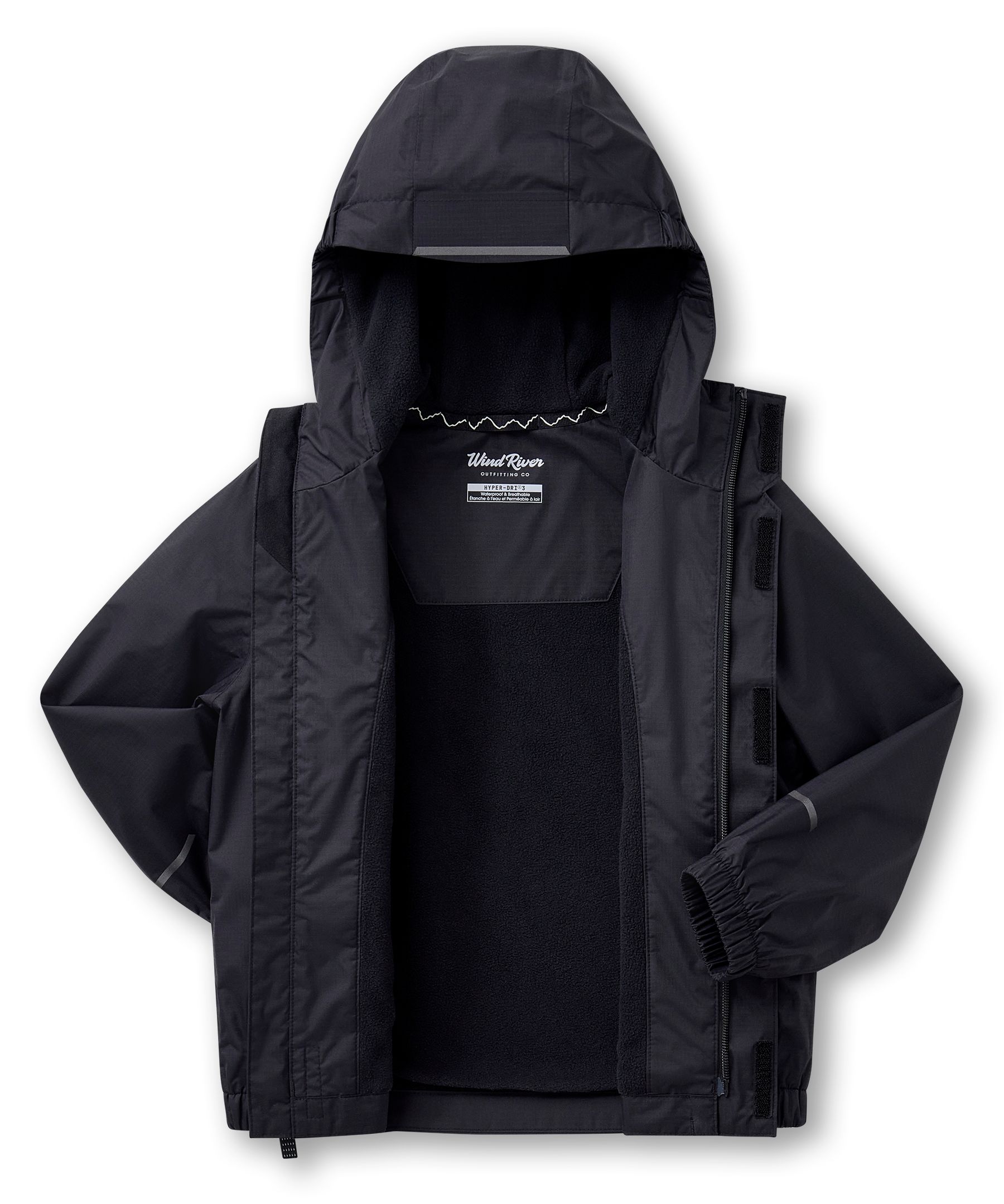 Veste imperméable&nbsp;HD3 à doublure en molleton pour jeunes, Downpour&nbsp;II 2 L, WindRiver