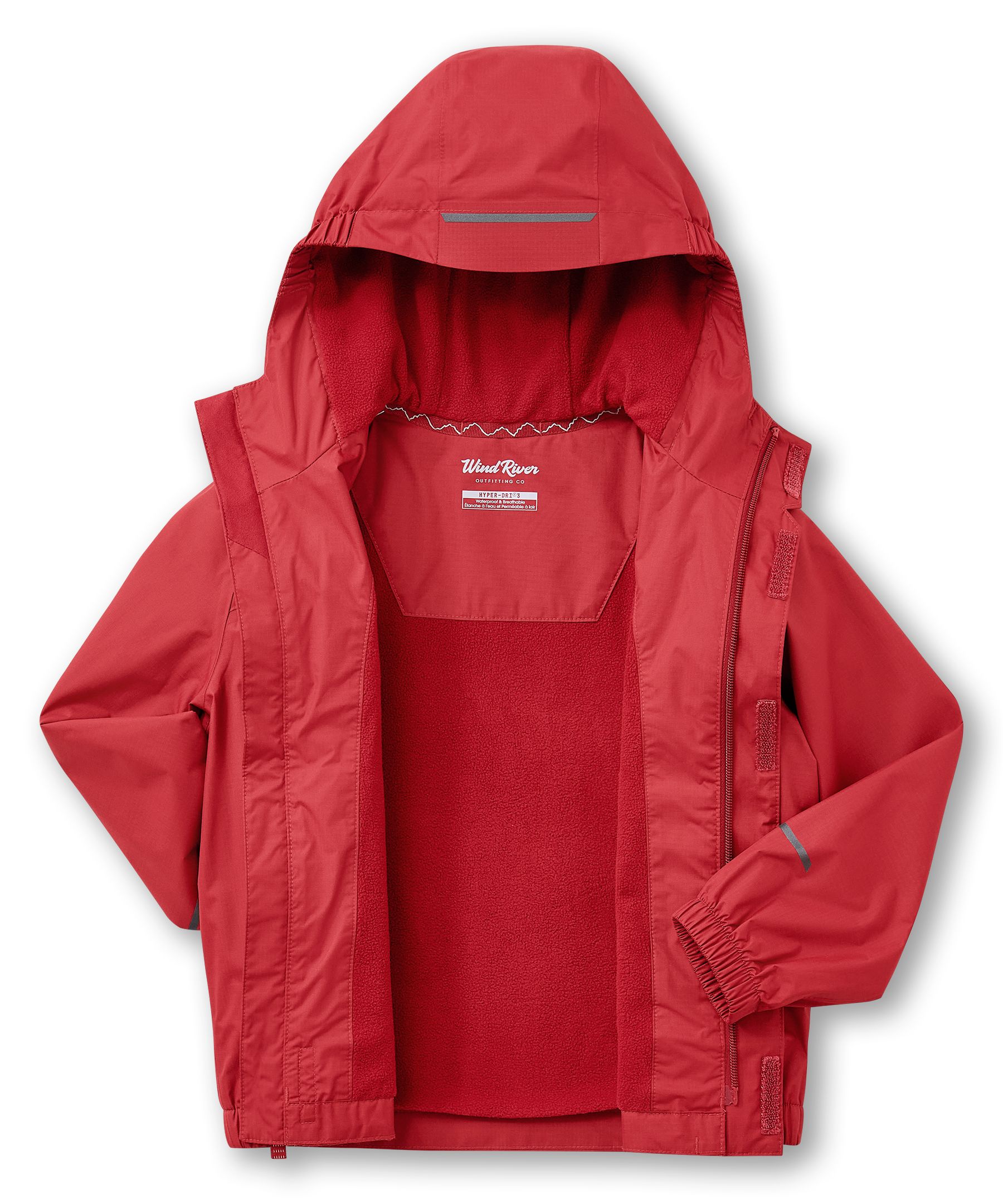 Veste imperméable&nbsp;HD3 à doublure en molleton pour jeunes, Downpour&nbsp;II 2 L, WindRiver