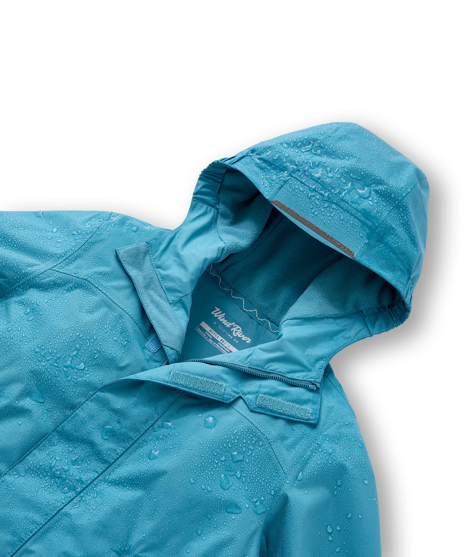Veste imperméable HD3 à deux&nbsp;couches à doublure en molleton pour jeunes, Downpour II, WindRiver