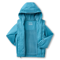 Veste imperméable HD3 à deux&nbsp;couches à doublure en molleton pour jeunes, Downpour II, WindRiver Front_Flat