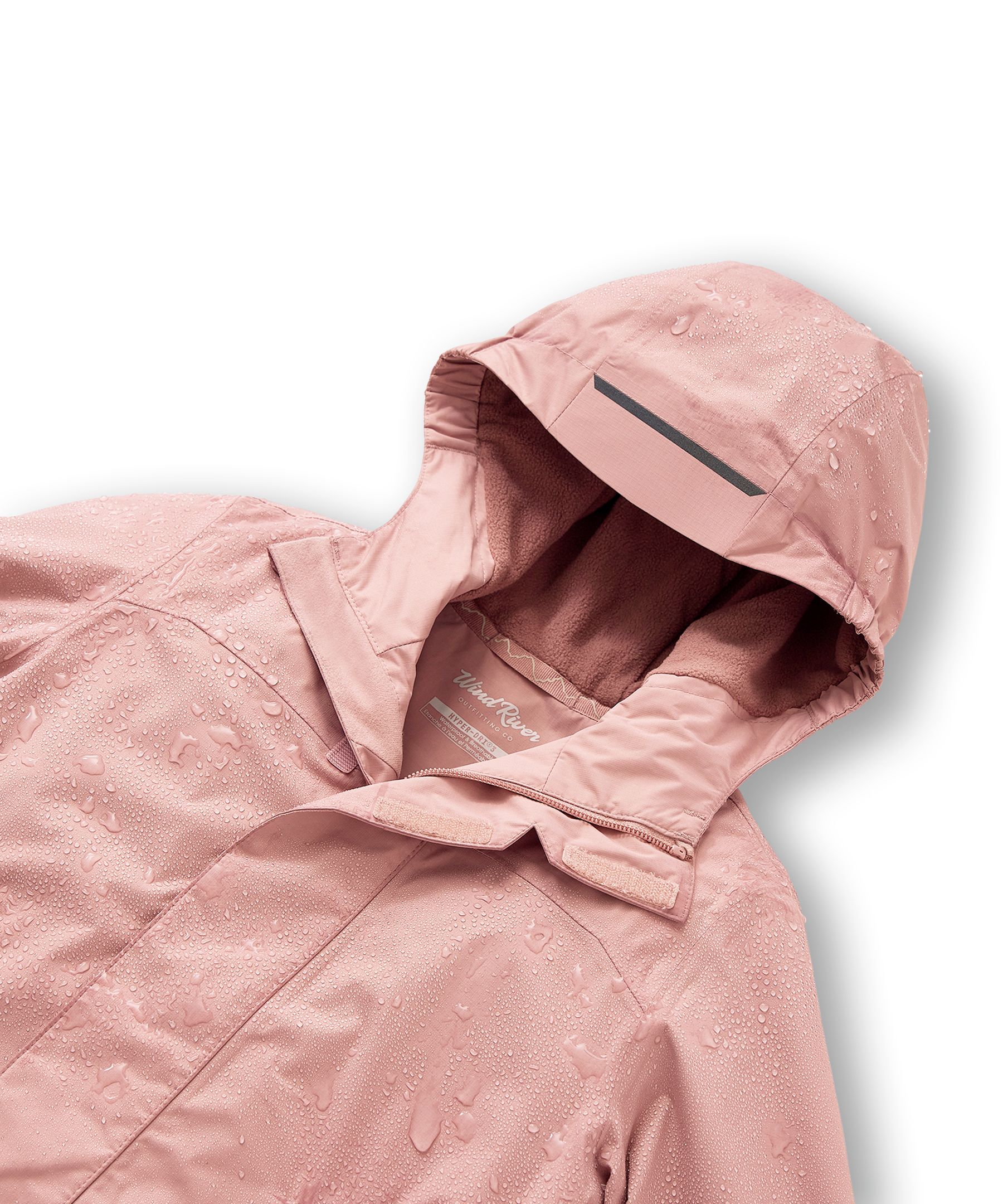 Veste imperméable HD3 à deux&nbsp;couches à doublure en molleton pour jeunes, Downpour II, WindRiver