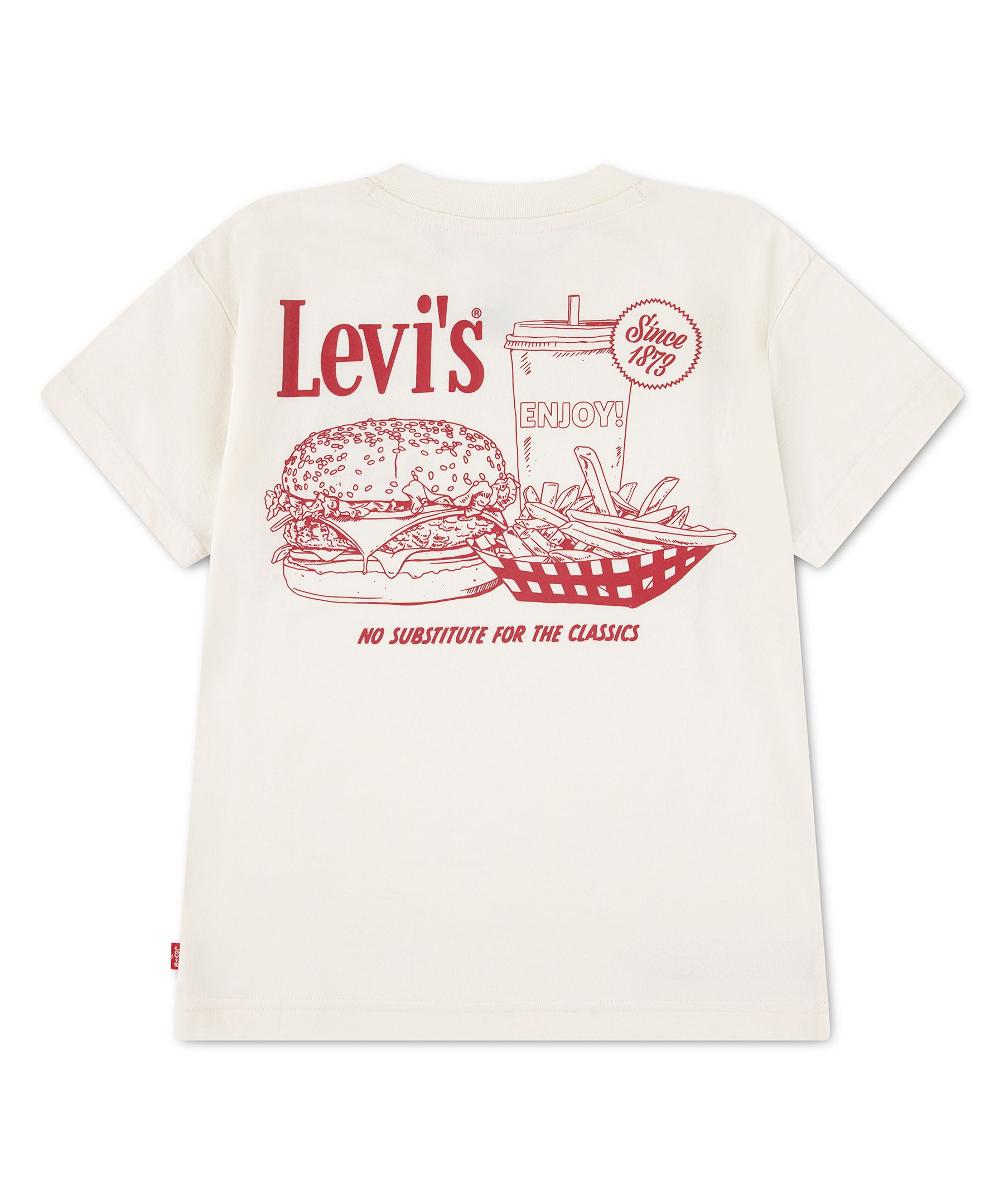 T-shirt à motif de burger et frites pour jeunes, Levi's