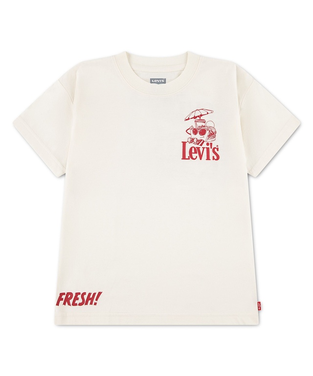 T-shirt à motif de burger et frites pour jeunes, Levi's