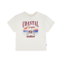 T-shirt surdimensionné pour jeunes, Coastal, Levi's Front_Flat