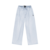 Silver Youth Cara Pull-on Wide Leg Jeans Front_Flat