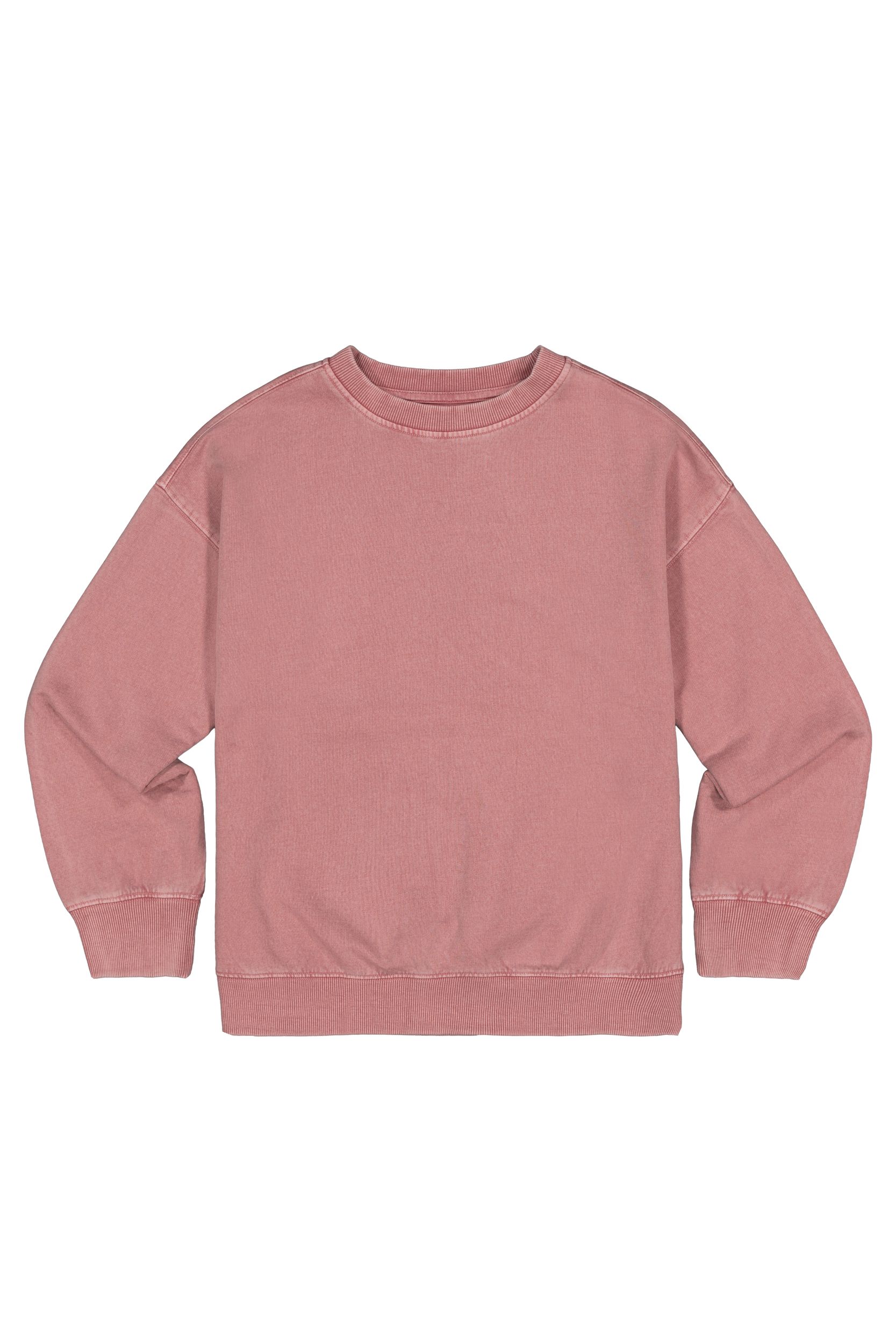 Chandail à enfiler à coupe carrée pour jeunes, délavé marbré, Silver